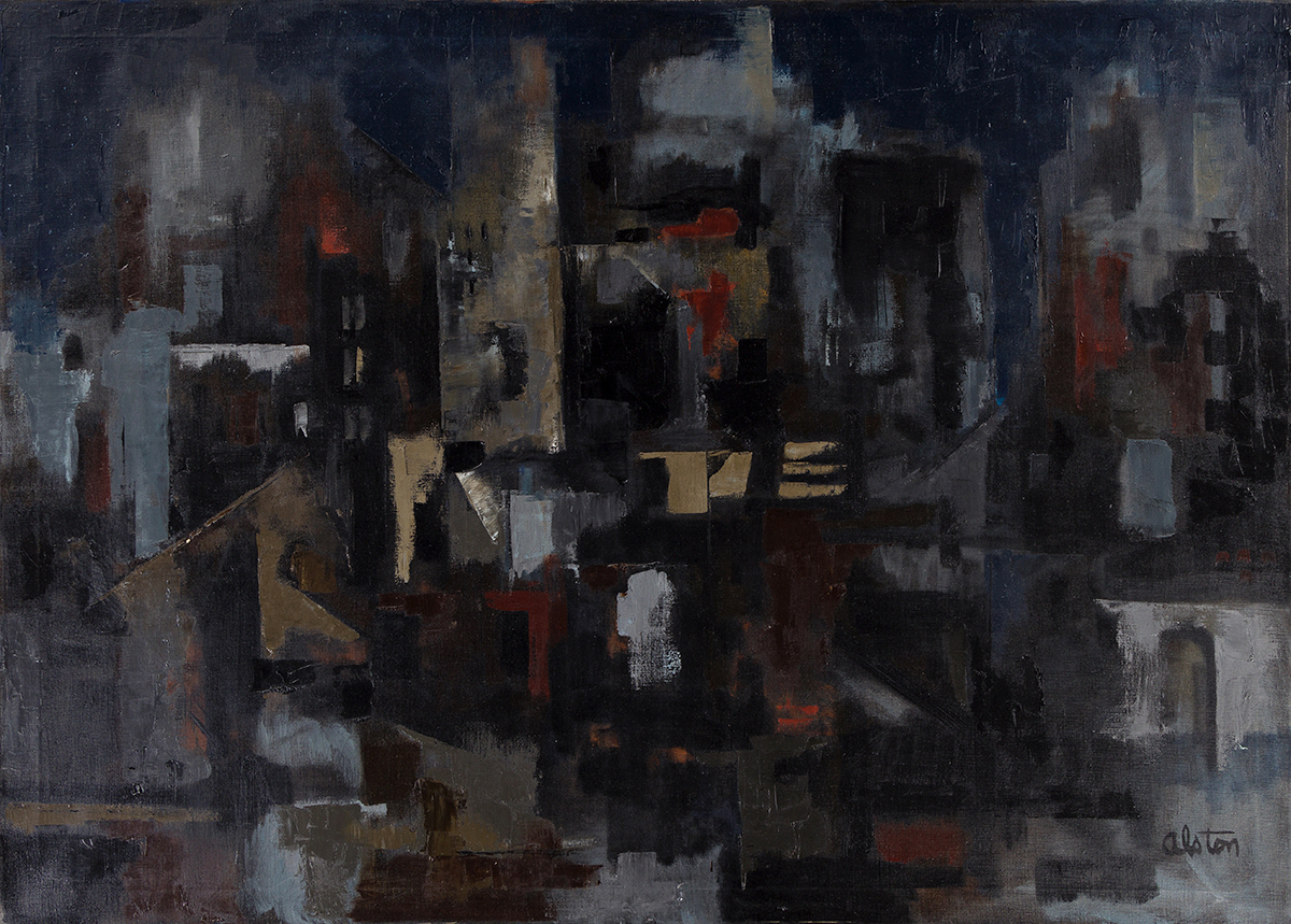 CHARLES ALSTON (1907 - 1977) City at Night.